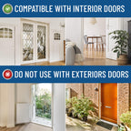 Everlasting Comfort Under Door Draft Excluder - Thicker 5cm Foam Strip Blocks 50% More Noise and Wind - Seal Bottom of Doors 76cm to 91cm - Double Sided Interior Door Draught Stopper, Blocker, Guard