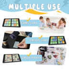 Trading Card Binder 9 Pocket,Card Binder 900 Pockets,Card Book Holder Cards with 50 Removable Sleeves,3-Ring Zip Design MTG/TCG/Sport Collectible Trading Card Albums Gifts for Boys and Girls (Blue)