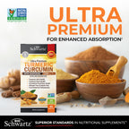 Turmeric Curcumin with Black Pepper Extract 1500mg - High Absorption Ultra Potent Turmeric Supplement with 95% Curcuminoids and BioPerine - Non GMO Tumeric Capsules for Joint Support - 45 Capsules