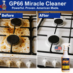 GP66 Green Miracle Cleaner Super Size (32 oz) – Powerful American Made All-Purpose Cleaner, Heavy Duty Concentrated Formula Cleans Kitchens, Bathrooms, Laundry, Ovens, Floors, Engines & More