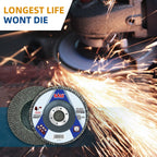 Sali 48 Pack Flap Disc 40 Grit 4.5" x 7/8-Inch Sanding Disc Bevel Type #29 Premium and Industrial Grade Angle Grinder Grinding Wheel High Performance Edge Grinding