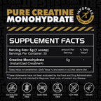 Gains in Bulk Instantized Creatine Monohydrate for Women and Men, Soluble Creatine Powder, Supports Muscle Building, Strength and Performance, Bodybuilding Supplements, Unflavored, 30 Servings