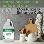 SimpleNature Food Grade Mineral Oil - for Moisturizing, Lubricating, Restoring & Protecting Wood, Cutting Boards, Butcher Block, Countertops, and Stainless Steel (2 Gallons)