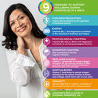 Health & Her Menopause Supplements for Women - Multi-Nutrient Support, Menopause Vitamins for Energy, Bones, Muscles, Skin & Hair, Vegan, Gluten-Free, Non GMO (60ct - 1 Month)