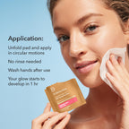 Dr. Dennis Gross Glow Pad Self-Tanner for Face – Exfoliating & Anti-Aging Towelette with AHAs & BHAs, Buildable Natural Glow, Hydrating & Streak-Free Application, 20 Pack