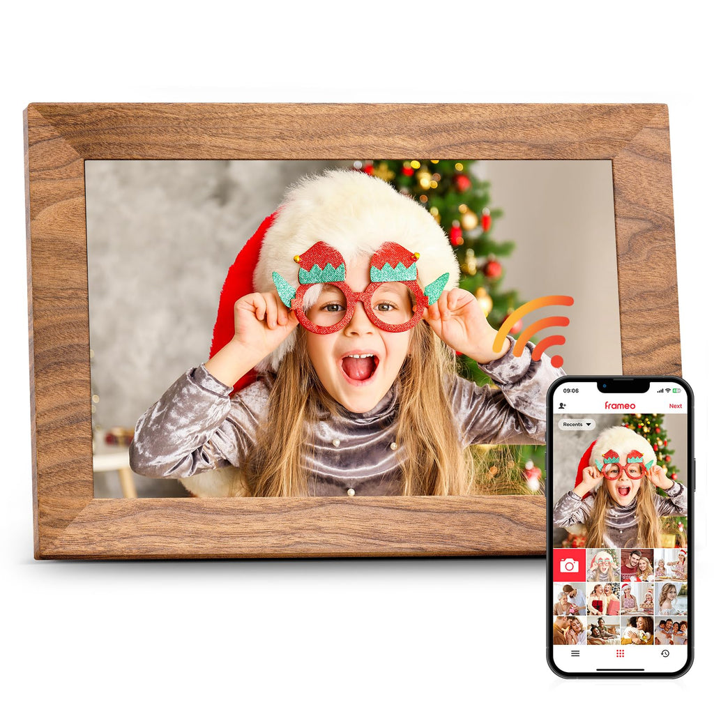 Frameo 10.1" Digital Picture Frame, 32GB Memory WiFi Electronic Photo Frame