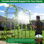 PKBD Tall Garden Arch Trellis for Climbing Plants Outdoor