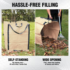 WORKPRO Reusable Self-Standing Yard Waste Bags 72-Gallon 3 Pack