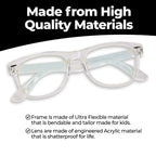GALVANOX Ava & Ethan Blue Light Glasses for Kids, Blue Light Blocking for Computer/Gaming (Ages 3-7)