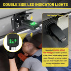 Oyviny 7 Pin Trailer Plug Tester & 4 Pin Trailer Tester with Double-Sided LED Indicators, Trailer Light Tester for Boat Trailer RV Truck Camper, Not Suitable for Vehicle with Lamp Out Sensor