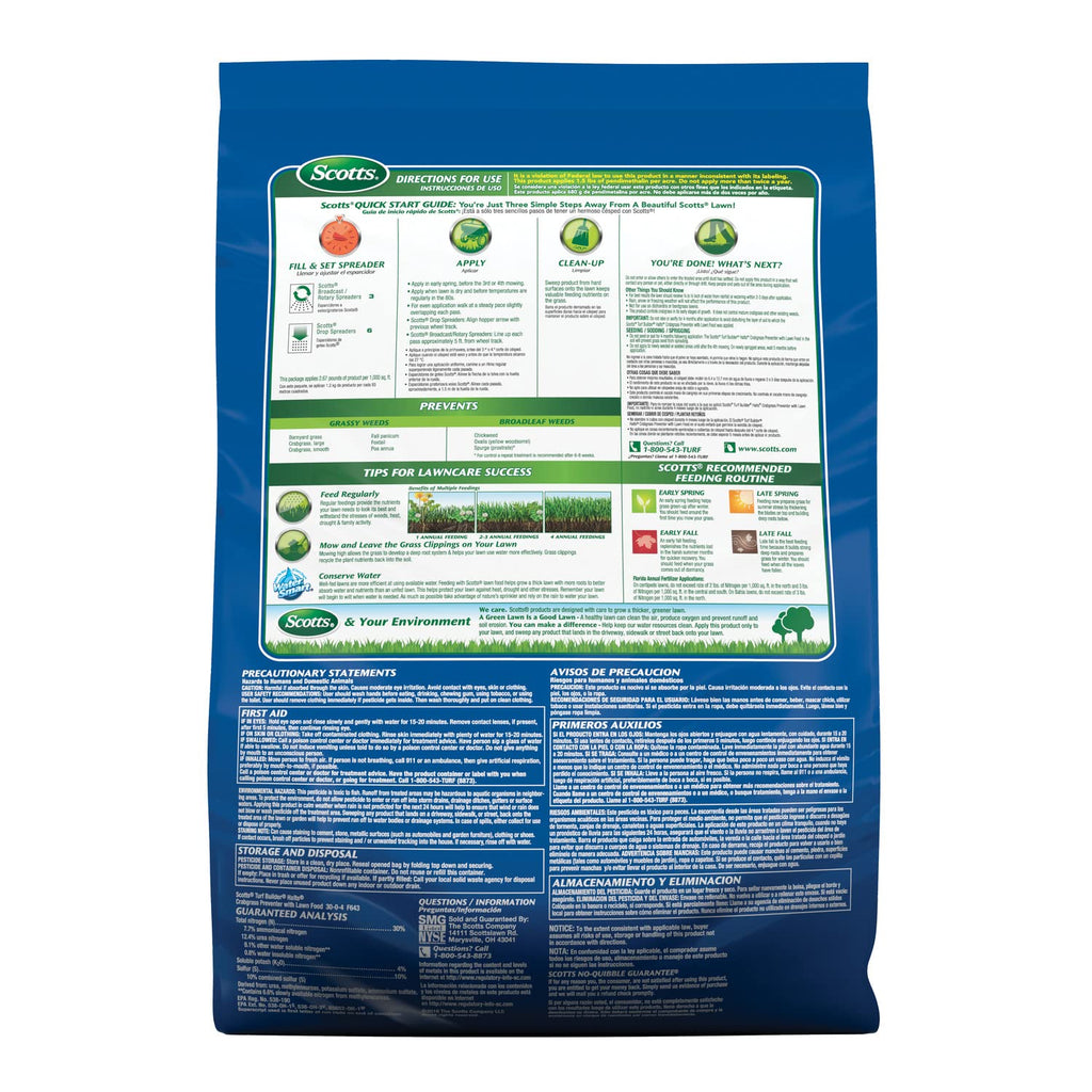 Scotts 31115, 000-Sq Ft Turf Builder Halts Crabgrass Preventer with Lawn Food, 15,000-S, M, B000OWC0KW