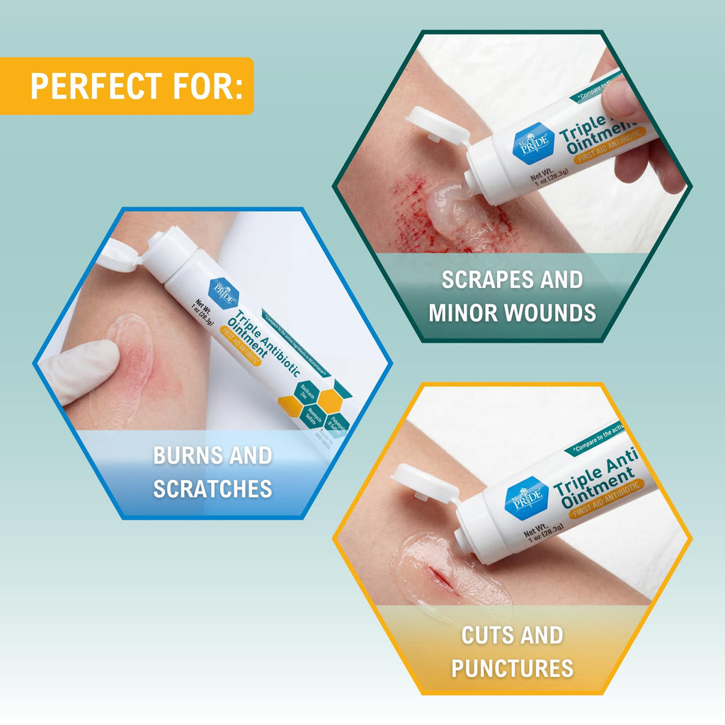 MedPride, Triple Antibiotic- (1 oz Tube Box of 1)