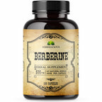HERBALICIOUS Berberine Supplement – 100 Capsules Berberine HCL Dietary Supplement for Men and Women – Non GMO Berberine 500mg – Ideal for Immune Support, Heart, Cholesterol Levels