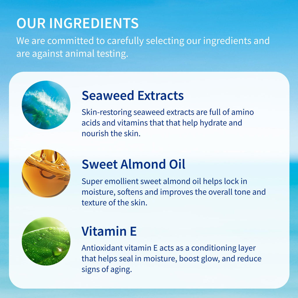 Inis the Energy of the Sea Replenishing Body Oil - Fast Absorbing Moisturizing Spray - Made with Hydrating Jojoba Oil for Dry Skin - Enriched with Seaweed Extracts & Vitamin E – 5 Fl Oz