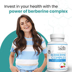 Mila Miamor Berberine Complex HCL 500mg - Special Berberine Supplement with Melon Fruit & Banaba Leaf - Non-GMO, Made in USA - Heart, Cognitive & Gastrointestinal Health - 60 Capsules