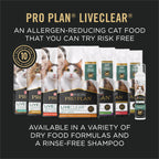 Purina Pro Plan LiveClear Allergen Reducing Dry Cat Food, Chicken, 7 lb