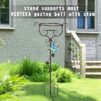 VCUTEKA Gazing Ball Stand, Metal Garden Gazing Globe Stand for 8-10" Balls