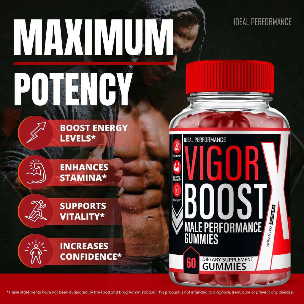 Vigor Boost Gummies, Vigor Boost for Men Supplement Pills - Maximum Strength Performance, All Natural Support Overall Health & Wellness, Premium VigorBoost Advanced Support Gummy Reviews (2 Pack)