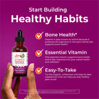 MaryRuth Organics USDA Organic Vitamin A Liquid Drops | 3 Month Supply | Bone Health for Ages 14+ | Essential Vitamin | 750mcg per Serving | Sugar Free | Vegan | Non-GMO | Gluten Free | 1oz