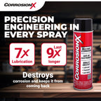 CorrosionX Rust Inhibitor, Industrial-Strength Dielectric Corrosion Prevention, Lubricant & Penetrant for Marine, Automotive, Electronics & RV Use, Protects Bolts, Cables, Engines, 16oz Trigger Spray