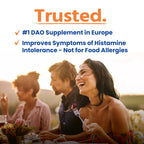 Medagel HISTAsolv Extra Strength DAO Enzyme Supplement for Histamine Food Intolerance - Eases Digestive Discomfort - Patented Tech - Made in Austria - 60 Pack