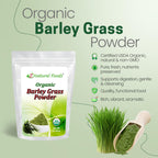 Z Natural Foods Organic Barley Grass Powder - USDA Organic Whole Food Green Blend for Energy Boost, Detox & pH Balance with Amino Acids, Minerals - Antioxidant Mix for Juice, Water, Smoothies, 1 lb