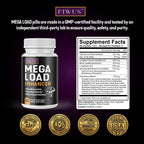 FIWUS Increase Load Size & Intensity – Mega Load Volume Booster for Men | Premium Active Ingredients for Enhanced Output, Better Taste & Bigger Finish | 3rd Party Tested | 60 Capsules