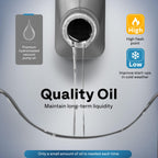 VIVOHOME Premium High Vacuum Pump Oil 330ml/11.16oz, High Viscosity and Low Moisture HVAC