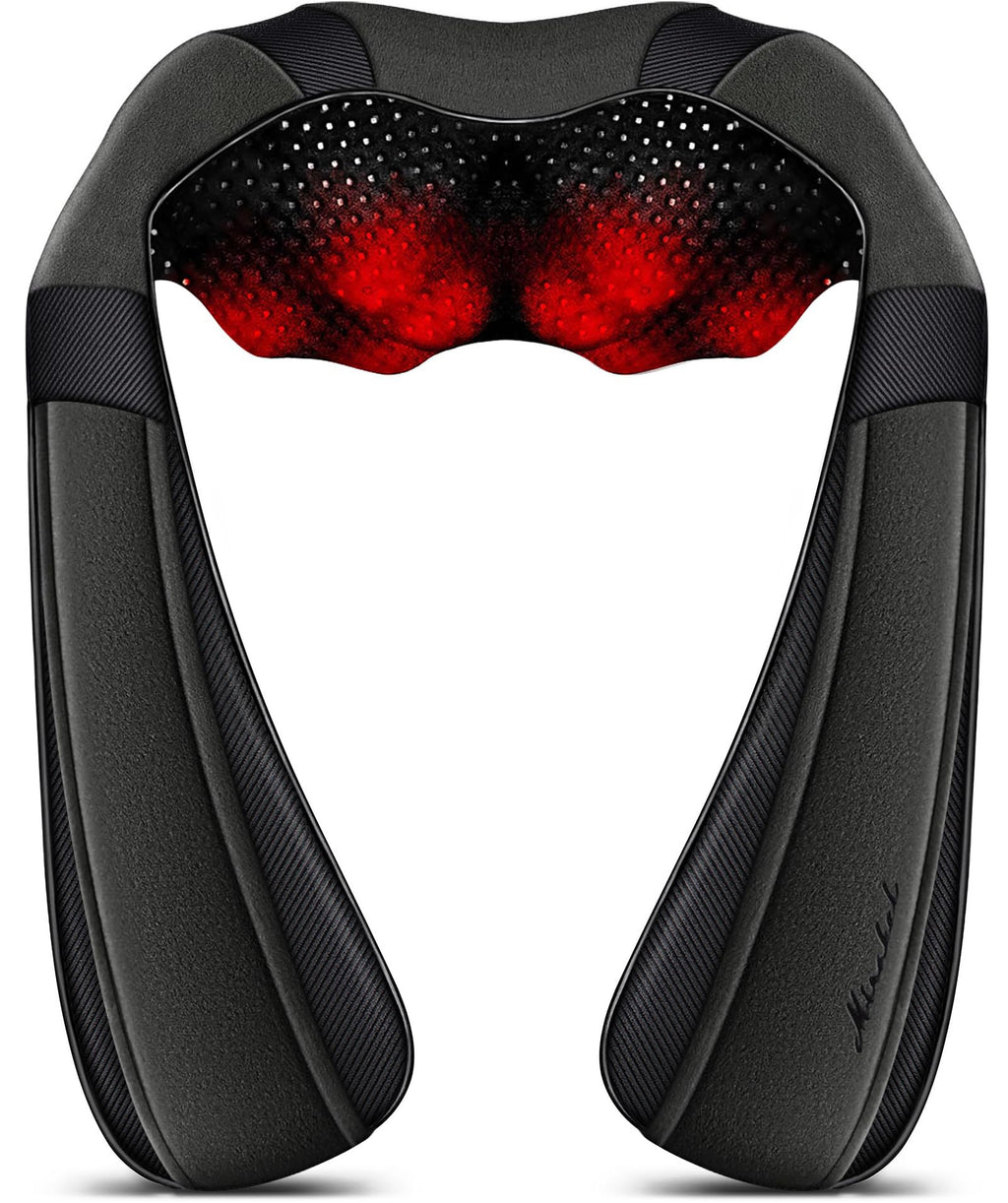 Mirakel Shiatsu Neck & Back Massager with Heat for Pain Relief Deep Tissue