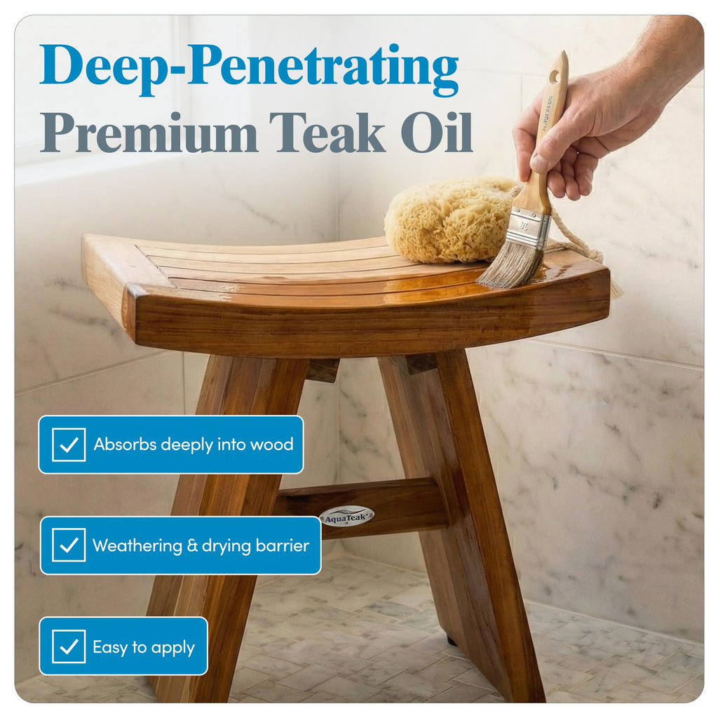 AquaTeak Care Kit: Premium Teak Oil & Teak Cleaner & Brightener