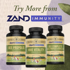 Honey Gardens ZAND Bee Therapy Hive Vitality - Herbal Blend with Bee Pollen & Royal Jelly for Apitherapy Wellness Support - Premium GMP Quality - 100 Servings, 100 Capsules