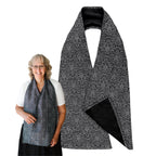 Wise Haven Reversible Adult Bibs for Women & Men - Adult Bib Scarf for Elderly - Dining Clothing Protectors - Washable Dining Scarf for Senior Citizens