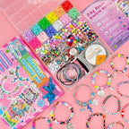 leitait Girls Toys Bracelet Making Kit -3400pcs Charm Jewelry Making Kit Supplies,Unicorn/Mermaid Crafts Birthday Christmas Gifts for Girls Ages 5 6 7 8 9 10 11 12 Years Old