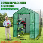 Walk-in Greenhouse Replacement Cover 56×56×76inch (Frame Not Included)