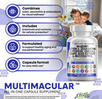 Clean Nutra Eye Vitamins with Bilberry Lutein and Zeaxanthin Supplements Lycopene 40mg Resveratrol Grape Seed Astaxanthin for Eyes - Eye Care Health Support Eye Vitamin and Mineral Supplement