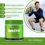 Tonic Greens Powder Vitamin Supplement Advanced Formula - Natural Green Blend Energy Supplement - Maximum Strength, TonicGreens BCAA, Tonic Greens All Natural Formula Powder Support Reviews (1 Pack)