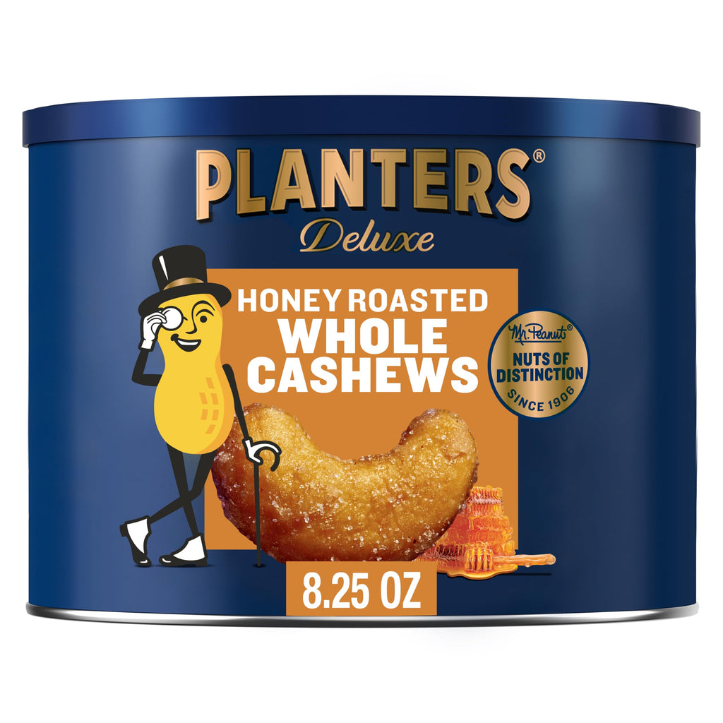 Planters Cashews Honey Roasted Whole, 8.25 oz/ 233 g