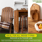Nordicare [1L] Linseed Oil for Wood Protection I Linseed Oil Varnish Wood Oil for Indoor I Boiled Linseed Oil for Furnitur.