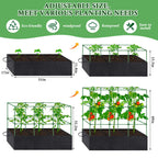 POILKMNI Tomato Cage 51×17×49 Inch with 46 Gallon Grow Bag