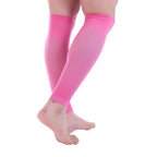 Doc Miller Calf Compression Sleeves for Men & Women, Footless Leg Compression Socks Support for Runners, 15–20mmHg Graduated, Shin Splints, Varicose Veins, Pain Relief & Swelling (1 Pair)