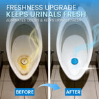 Urinal Cakes, Ocean Breeze Scent Urinal Deodorizing Block, Fresh Ocean Scent Urinal Pucks (Case of 12)