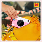 KODAK Printomatic Full-Color Instant Print Digital Camera, Zink 2x3" (5.1x7.5 cm) Sticky-Back Photo Paper, 5MP, Portable, Creative Fun Gift for Birthday, Christmas, Holiday, Pink