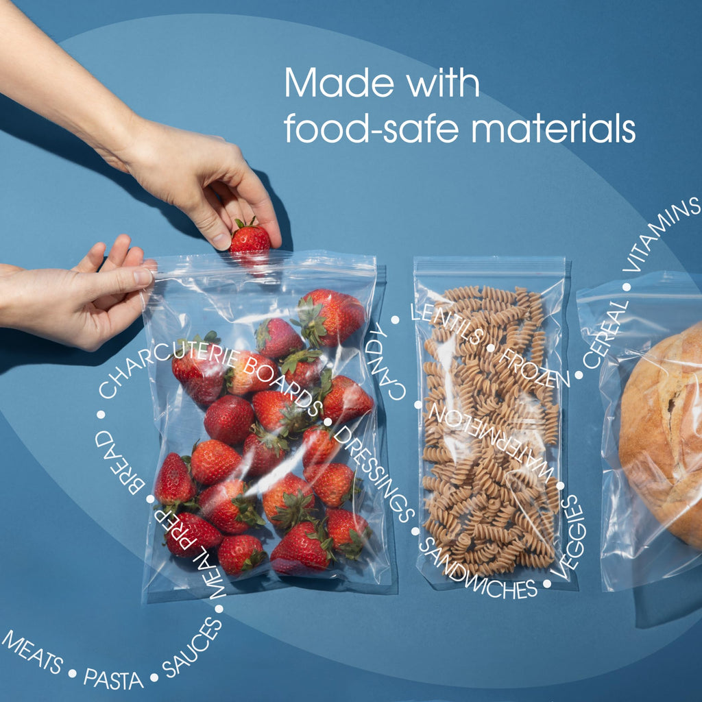 6” X 9” (1000 Count) 2 Mil Clear Reclosable Zip Plastic Poly Bags