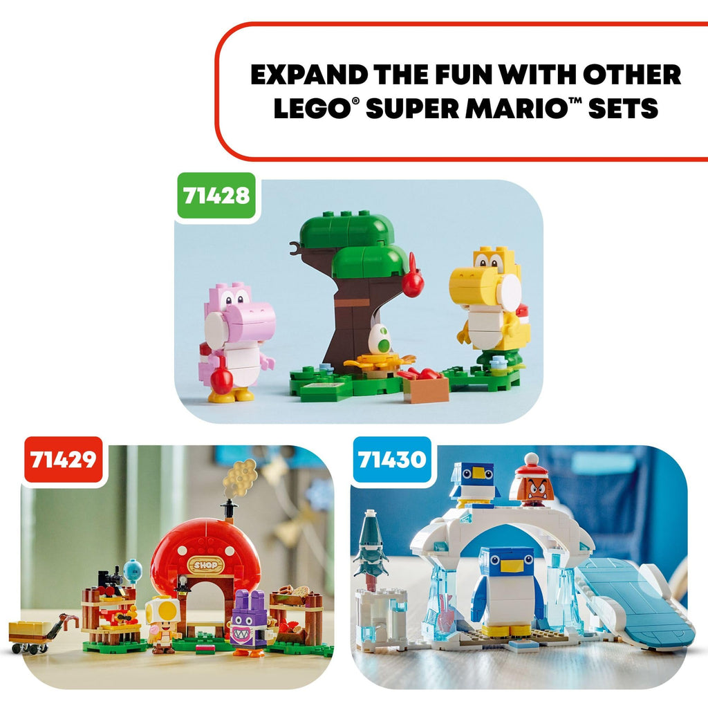 LEGO Super Mario Bowser’s Muscle Car Expansion Set, Collectible Bowser Toy for Kids, Gift for Boys, Girls and Gamers Ages 8 and Up, 71431