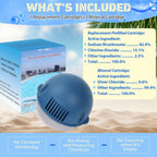 Hot Tub Floating System Mineral Cartridge + Replacement Prefilled Cartridge 1-Pack, Compatible with Frog Ease Floating System, Water Treatment Smart Self-Regulating