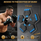 Music Boxing Machine, Wall Mounted Bluetooth Punching Pad with Gloves