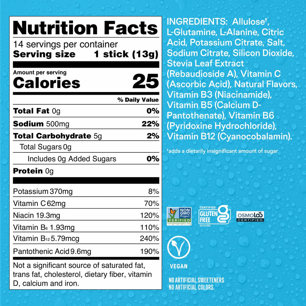 Liquid I.V.® Hydration Multiplie® Sugar-Free - Ring Pop Cherry | Electrolyte Powder Drink Mix | 1 Pack (14 Servings)