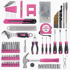 Drill Set for Women, 132 Piece Home Tool Set with 8V Cordless Drill, Tool Kit for Women & Men, Perfect for Homeowner, Diyer, Handyman