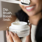 Boka Teeth Whitening Powder - Nano Hydroxyapatite, Appropriate for Sensitive Teeth, Whitening - Toothpaste Alternative with Essential Oils, Has Probiotics, Multivitamins & Aloe