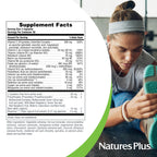 NaturesPlus Hema-Plex Iron - 60 Fast-Acting Capsules - 3 Pack - 85 mg Chelated Iron + Vitamin C & Bioflavonoids for Healthy Red Blood Cells - Vegan, Gluten Free - 90 Total Servings